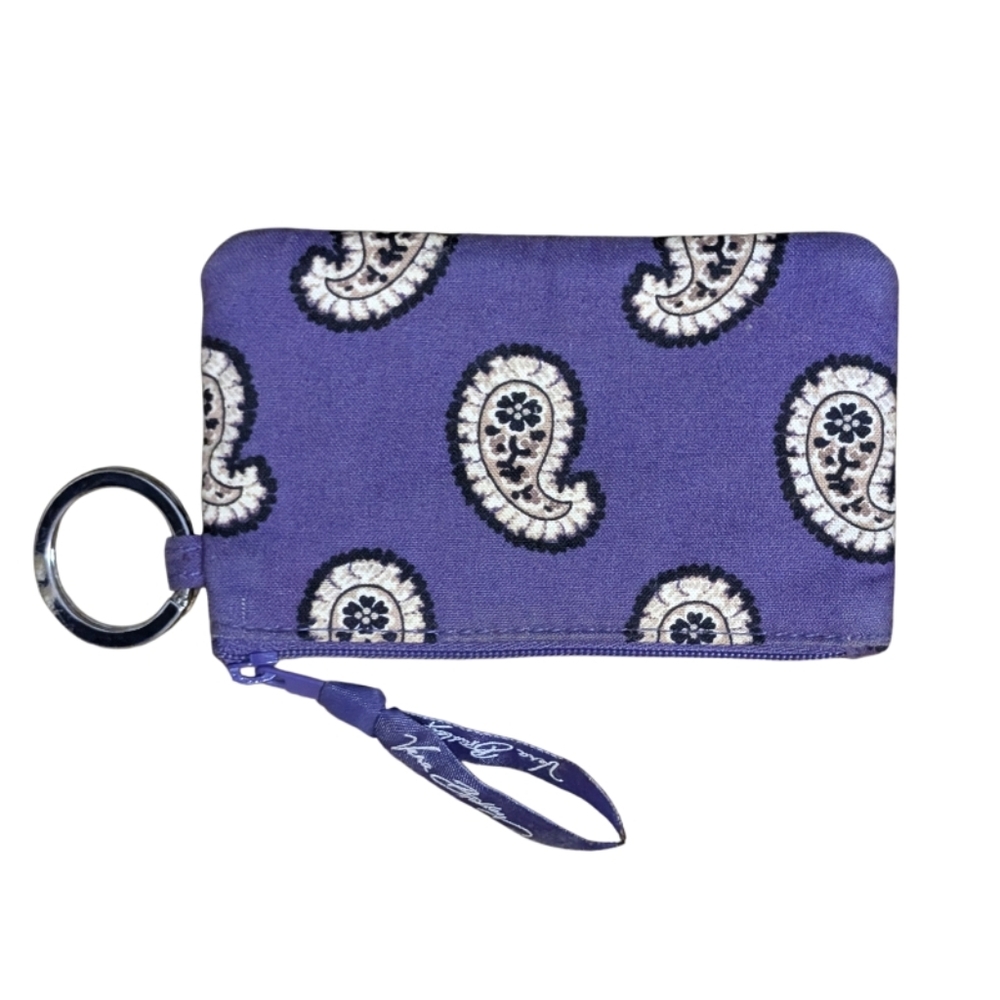 Vera Bradley Purple Paisley Key & Card Holder